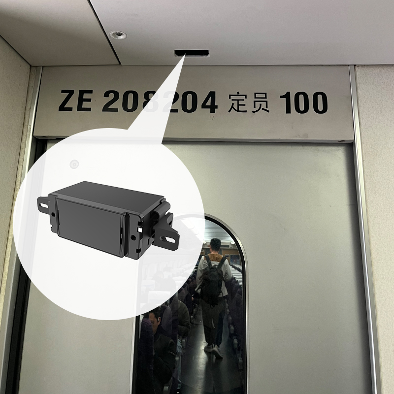 Active Infrared Safety Sensor for Automated Train Doors